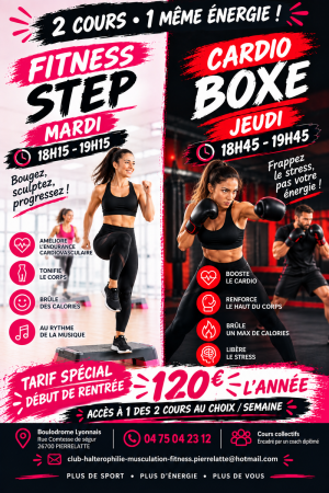 Plus de Sport - Plus d'Energie - Plus de Vous.
