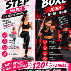Plus de Sport - Plus d'Energie - Plus de Vous.